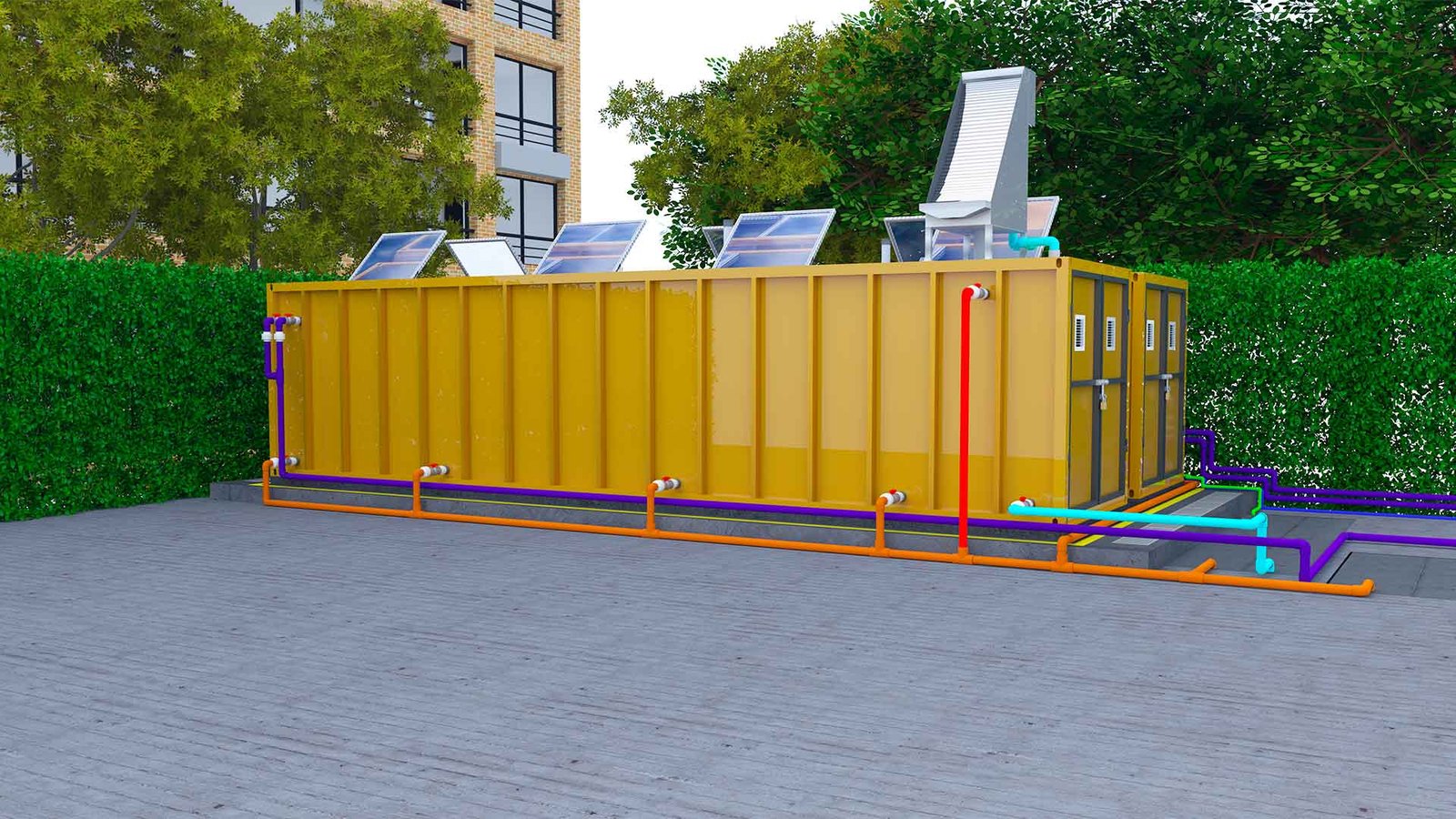 planta biobox sobre superficie